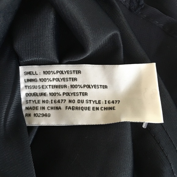 Dark blue sleeveless dress - Picture 4 of 4